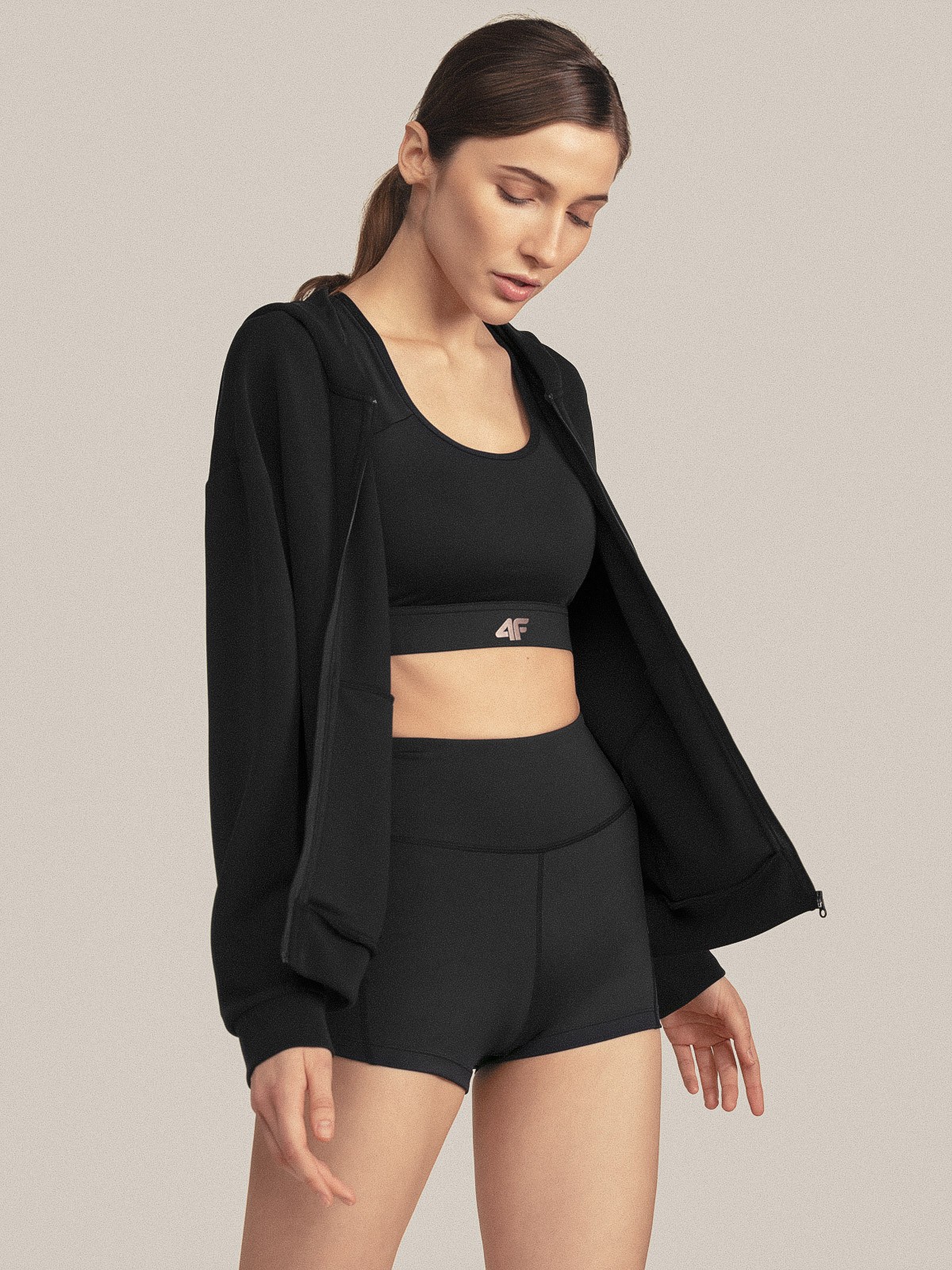 Graphic depicting a hexagonal cropped photo of an interior room design with grid lines along its borders.